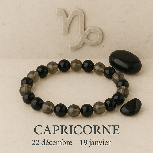 Nos bracelets pierres signe astrologique Capricorne