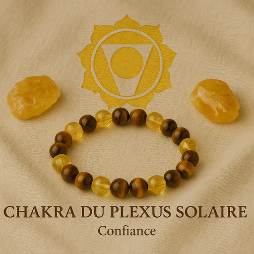 Bracelets pierres chakra du plexus solaire - Manipura (3ème)