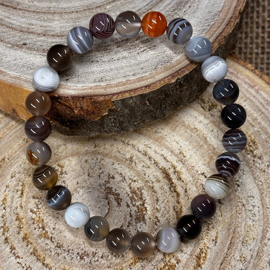 Bracelet agate botswana