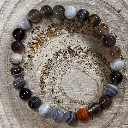 Bracelet agate botswana